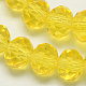 Handmade Imitate Austrian Crystal Faceted Rondelle Glass Beads X-G02YI083-1