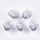 Transparentes bouchons acrylique de perles TACR-T007-01F-1