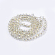Chapelets de perles en verre électroplaqué EGLA-Q079-05-2