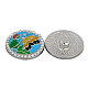 Alloy Enamel Snap Jewelry Buttons PALLOY-Q326-VNC039-2