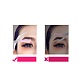ステンレススチール製まつげコーム眉用ハサミ  眉毛トリマーはさみ  化粧道具を整える眉毛を整える  ピンク  12.5cm  コーム：3cm  ブレード：2.7cm MRMJ-G001-43-5