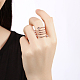 Trendy Brass Cubic Zirconia Finger Rings RJEW-BB18905-7-7