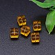 Faceted Cube Imitation Austrian Crystal Bead Strands G-M184-4x4mm-08A-2