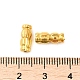 真鍮製ネジ式クラスプ  ゴールドカラー  10x4mm  穴：1mm KK-G187-G-3