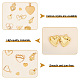 arricraft 24 Pcs 12 Styles Alloy Heart Pendants DIY-PH0010-61-4