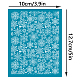 シルクスクリーン印刷ステンシル  木に塗るため  DIYデコレーションTシャツ生地  雪の結晶模様  100x127mm DIY-WH0341-328-2