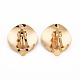 Brass Clip-on Earring Setting KK-S356-730-1