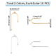 Pandahall elite 20pcs 2 couleurs rack placage pendentifs en laiton KK-PH0009-42-2
