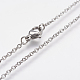 304 Stainless Steel Pendant Necklaces STAS-I075-26P-2