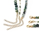 3 pièces 3 style en laiton coeur médaillon pendentif colliers ensemble NJEW-JN04072-6