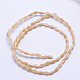 Faceted Bicone Electroplate Glass Beads EGLA-L004B-B05-2