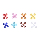 Perles acryliques transparentes à facettes 8 couleur TACR-X0001-02-8mm-2