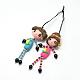 Handmade Polymer Clay Human Mobile Accessories MOBA-Q009-01-2