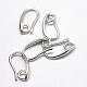 Brass Earring Hooks KK-S750-19P-1