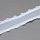 ポリエステルレースオーガンジーリボン  ホワイト  1インチ（25mm）  約20ヤード/ロール（18.288メートル/ロール） ORIB-S032-01-1