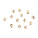Perlenkappe aus Messing mit Zahnstangenbeschichtung KK-WH0060-03G-01-3