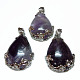Valentine Gifts Idea for Guys Natural Amethyst Pendants X-G-Q689-2