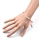 Nylon regolabile bracciali intrecciati cavo di perline BJEW-JB05489-03-5