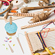 Nbeads 1 jeu d'aiguilles à tricoter en bois à gros chas DIY-NB0009-58-6