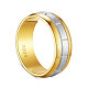 Shegrace real 24k chapado en oro 925 anillos de dedo de plata esterlina JR699A-02-1