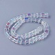 Handmade Electroplate Glass Beads Strands EGLA-R003-2