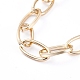 Bracelets de chaîne de trombone en aluminium unisexes BJEW-JB05071-2