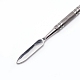Palette de couleurs en acier inoxydable et double spatule tête de spatule palette MRMJ-WH0062-43P-5