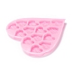 Moldes de silicona colgantes de grado alimenticio con tema del día de San Valentín DIY-D050-12-4