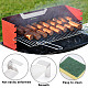 GORGECRAFT Griddle Spatula Holder Stainless Steel Barbecue Tool Rack Compatible for Flat Top Griddle and Other Grill Griddles Outdoor Camping Picnic Barbecue Utensils Home Kitchen Tools Accessories TOOL-WH0155-06P-5