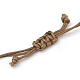 Synthetic Flower Amazonite Braided Bead Bracelets BJEW-S135-015C-4