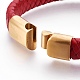 Bracelets de cordon en cuir BJEW-E350-09B-3