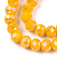 Chapelets de perles en verre électroplaqué EGLA-A034-P8mm-B26-3