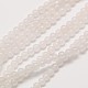 Chapelets de perle en jade blanc naturel G-A130-2mm-M03-1