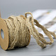 ジュートコード  ジュートストリング  ジュートより糸  ジュエリー作りのための  淡い茶色  6mm  約5.46ヤード（5m）/ロール OCOR-WH0016-01-2