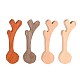 4 цветная незаконченная деревянная ложка DIY-E026-04-1