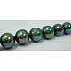 Polished Shell Pearl Round Beads Strands SP12MM515-3