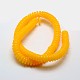 Fili di perline heishi resina ambra imitazione  RESI-A009G-6mm-01-2