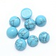 Synthetic Turquoise Cabochons G-P393-R13-6mm-1