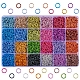 4800 pz 24 colori filo di alluminio anelli di salto aperti ALUM-SZ0001-09-1