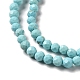 Chapelets de perles en howlite naturelle G-C025-03B-01-4