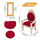 Pandahall elite prodotto semilavorato sedie in legno di betulla e specchio acrilico DJEW-PH0001-11-4