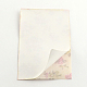 自己粘着性のDIY布の写真ステッカー  漫画のフクロウの模様と長方形  ミックスカラー  100x65mm  12個/袋 DIY-Q003-04-3