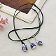 Fashion Jewelry Sets for Christmas: Adjustable Necklaces & Earrings SJEW-JS00191-3