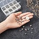 Perles européennes en alliage avec gros trou de style tibétain TIBEB-CD0001-01AS-8