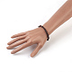 Natürliche sandelholz und holzperlen strecken armbänder BJEW-JB04015-01-3