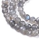 Chapelets de perles en labradorite naturelle  X-G-R475-025C-3