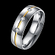 Regali di san valentino anelli per uomo in acciaio al titanio con zirconi cubici RJEW-BB16465-7-2