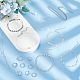 Anattasoul 17 pz 17 set di gioielli cuore & foglia & fiore & infinito stile SJEW-AN0001-41-4