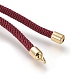 Nylon Twisted Cord Bracelet Making MAK-M025-118-2