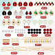 SUNNYCLUE 1 Box DIY 10 Pairs St Patrick Charms Four Leaf Clover Charm Earring Making Starter Kit Ladybug Charms 4 Leaf Clover Charm Heart Love Spring Flower Charm for Jewelry Making Kits Women Craft DIY-SC0020-06-2